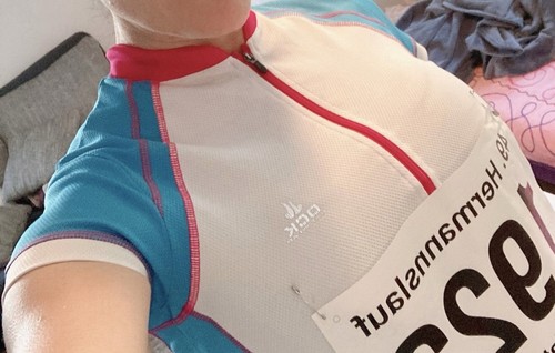 Damen radtrikot 34 weiß - damen,