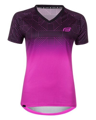 Damen fahrrad trikot pink - damen,